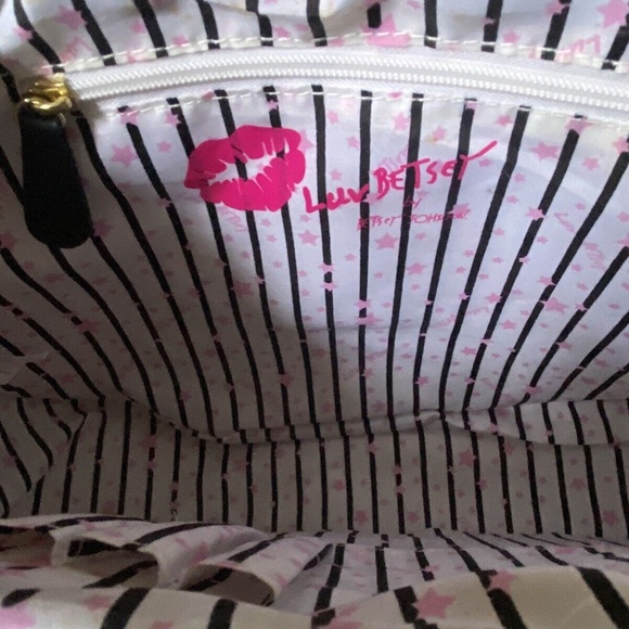 Luv Betsey by Betsey Johnson - Cat Unicorn Multicolor Rainbow Tote - Picture 3 of 5